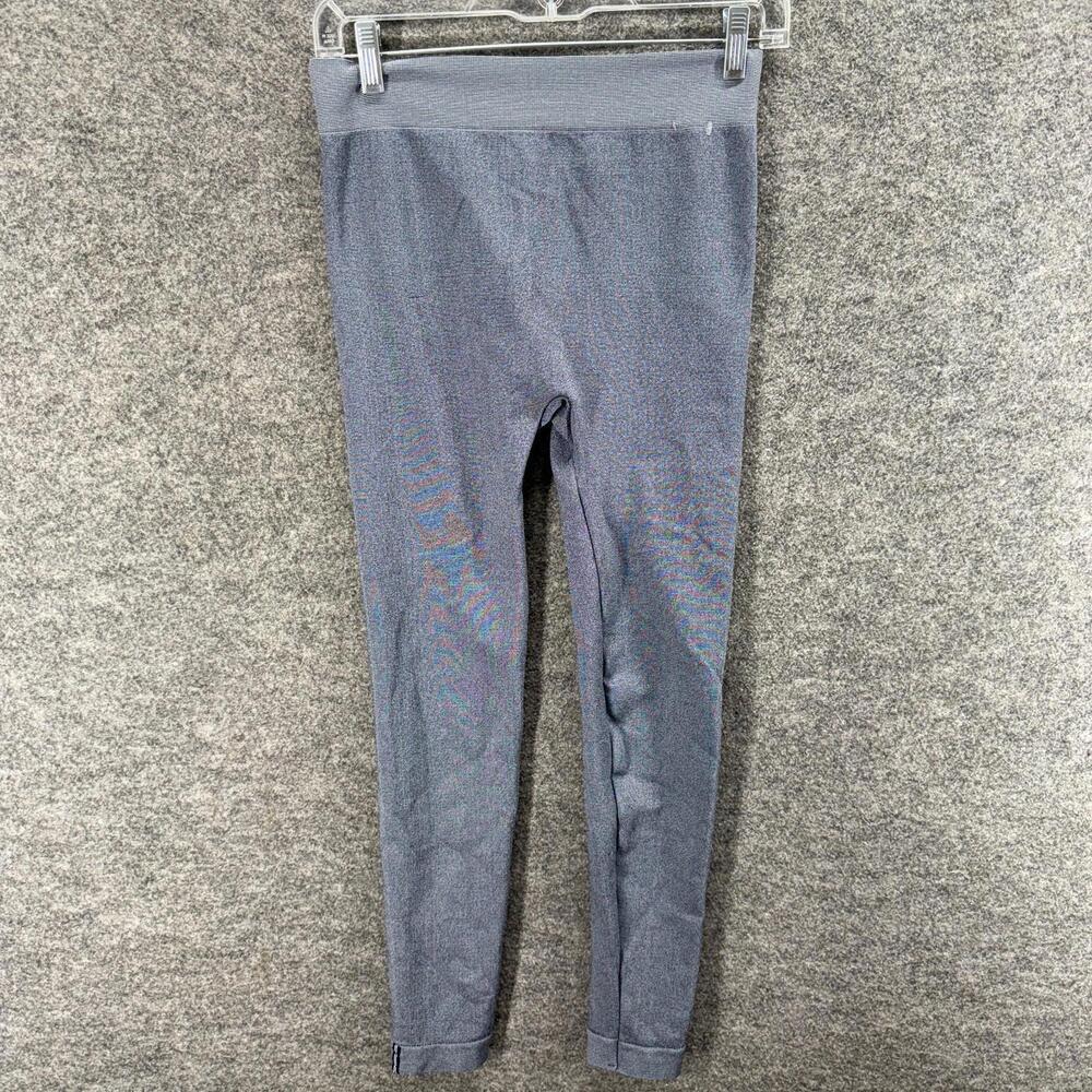 Nautica Activewear Leggings Women M Medium Gray Capri Skinny Pull On Stretch